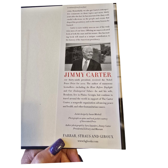 White House Diary by Jimmy Carter 1st Edition Hardcover 570 Pages - Picture 8 of 9